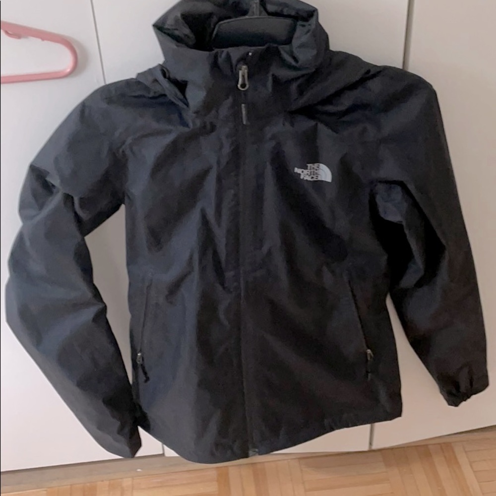 North face rain coat
